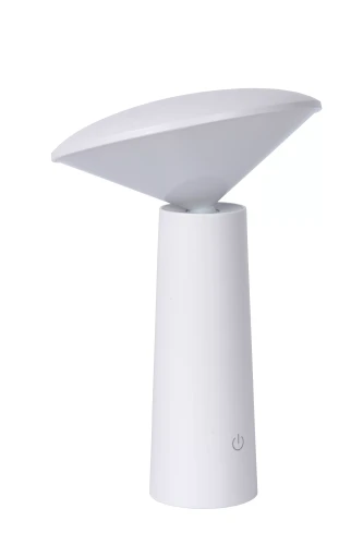 Lampka stołowa zewnętrzna ściemnialna JIVE biały Ø 13,9cm LED Dim 4W 2800-6500K IP44 Lucide 02807/04/31 | 5411212021977 noxbox lampynox www.lampynox.pl