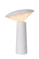 Lampka stołowa zewnętrzna ściemnialna JIVE biały Ø 13,9cm LED Dim 4W 2800-6500K IP44 Lucide 02807/04/31 | 5411212021977 noxbox lampynox www.lampynox.pl