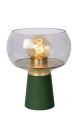 Lampka stołowa FARRIS zielona | matowe złoto E27 Lucide 05540/01/33 | 5411212051530 noxbox lampynox www.lampynox.pl