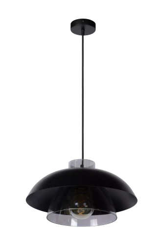 Lampa wisząca AVONMORE czarny Ø 40cm E27 Lucide 10411/40/30 | 5411212105578 noxbox lampynox www.lampynox.pl