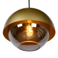 Lampa wisząca COOPER matowe złoto | mosiądz Ø 30cm E27 Lucide 10410/20/02 | 5411212105585 noxbox lampynox www.lampynox.pl