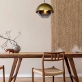 Lampa wisząca COOPER matowe złoto | mosiądz Ø 30cm E27 Lucide 10410/20/02 | 5411212105585 noxbox lampynox www.lampynox.pl