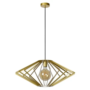 DIAMOND Matowe Złoto-Mosiądz śr.63cm. E27 Lampa wisząca