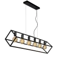 Lampa wisząca FABIAN Czarny 6xE27 Lucide 00425/06/30 | 5411212010810 noxbox lampynox www.lampynox.pl