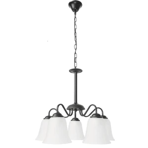 Fabiola czarna matowa lampa wisząca | żyrandol Rabalux 7258