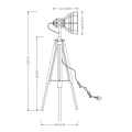 Lampa podłogowa JOSHUA Biała śr. 42cm 457570131  5411212450524 lampynox noxbox www.lampynox.pl 9.jpg