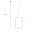 Lampa wisząca FERN Czarna śr. 20cm. E27 Lucide 254090130  5411212250964 lampynox noxbox www.lampynox.pl 7.jpg