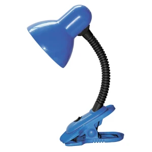 Dennis niebieska lampka biurkowa z klipsem Rabalux 4260