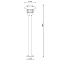 Lampa zewnętrzna stojąca wys. 100cm ZICO Czarna LUCIDE 118749930 5411212114815 lampynox noxbox www.lampynox.pl 5.jpg