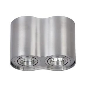 TUBE Satynowy chrom 2xGU10 Downlight regulowany Lucide 22952/02/12