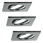 Olin LED | Czarna matowa kwadratowa trójpak 305879 ( 1 kpl. dostępny od ręki. Wysyłka 24 h. )