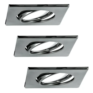 Olin LED | Czarna matowa kwadratowa trójpak 305879 ( 1 kpl. dostępny od ręki. Wysyłka 24 h. )