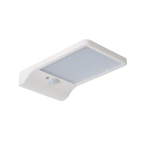 Kinkiet zewnętrzny solarny z czujnikiem ruchu i zmierzchu BASIC Biały LUCIDE 228620431  5411212221162 lampynox noxbox www.lampynox.pl 1.jpg