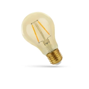 LED GLS E27 230V 2W COG WW GOLDEN SPECTRUM ( na stanie 37szt. dostępne od ręki.)