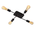 Lampa sufitowa LESTER Czarna 4xE27 Lucide 211180430  5411212211026 lampynox noxbox www.lampynox.pl 2.jpg