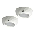 Lampa podszafkowa okrągła LED 4000K 2x12lm onoff 6xAAA incl Polux 311122  5901508311122 lampynox noxbox www.lampynox.pl 1.jpg