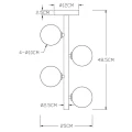 Lampa sufitowa TYCHO Czarna 4xG9 Lucide 451740430  5411212450920 lampynox noxbox www.lampynox.pl 6.jpg