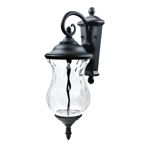MARSYLIA LED Kinkiet prosty do dołu czarny Polux 300867