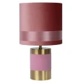 Lampka stołowa EXTRAVAGANZA FRIZZLE Różowy  Mosiądz śr. 18cm. E14 Lucide 105008166  5411212105288 lampynox noxbox www.lampynox.pl 1.jpg