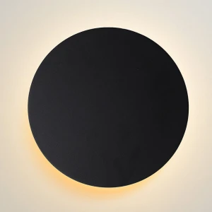 EKLYPS LED Czarny sr.25 cm Kinkiet 8W 3000K Lucide 46201/08/30