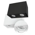 Downlight CHLOE DUO Czarna regulowana 2xGU10 IP20 prostokątna Spectrum SLIP005036  5902650574700 noxbox lampynox www.lampynox.pl 3.jpg