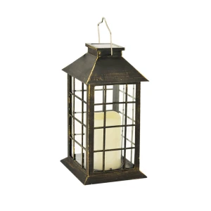 Lampka solarna Latarenka patynowa 27cm 309563