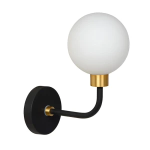 BEREND Czarny G9 IP44 Kinkiet łazienkowy Lucide 30265/01/30 ( 2 szt. dostępne od ręki. Wysyłka 24h)