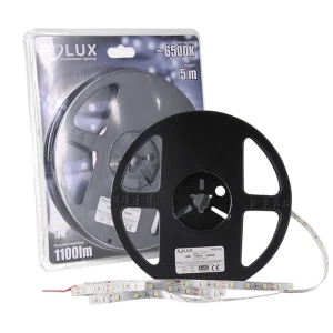 LS2860CW-5-20 10W 12V 5m IP20 barwa zimna ~6500K CW 220lm/1m pasek LED POLUX 314376
