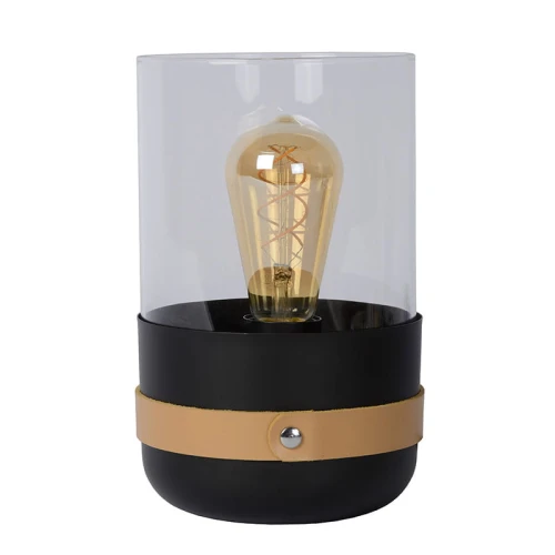 Lampka stołowa CENTUR Czarna LUCIDE 065190130  5411212061317 lampynox noxbox www.lampynox.pl 1.jpg