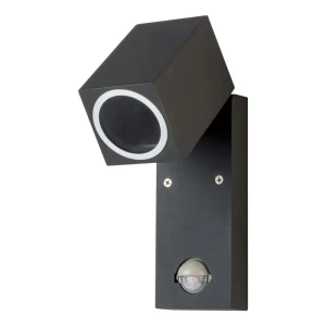 QUAZAR 15 LX Czarny kinkiet ogrodowy z czujnikiem ruchu  ( na stanie 4 szt. )