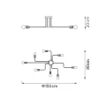 Lampa sufitowa LESTER Czarna 8xE27 Lucide 211120830  5411212210906 lampynox noxbox www.lampynox.pl 5.jpg