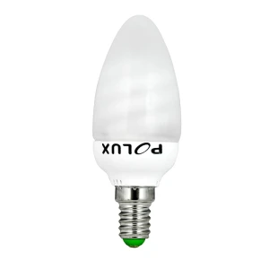 Świeca mini FST2 C37 7W E14 świetlówka energooszczędna Polux 204769