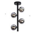 Lampa sufitowa TYCHO Czarna 4xG9 Lucide 451740430  5411212450920 lampynox noxbox www.lampynox.pl 2.jpg