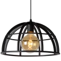 Lampa wisząca DIKRA Czarna E27 Lucide 764640130  5411212761002 lampynox noxbox www.lampynox.pl 3.jpg