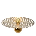 Lampa wisząca OLENNA Złoto matowe śr. 40cm. E27 Lucide 054310102  5411212051257 lampynox noxbox www.lampynox.pl 3.jpg