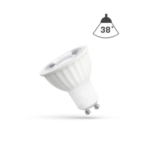 LED GU10 230V 6W SMD 38° CW 6500K z soczewką SPECTRUM ( 7 szt. dostępnych od ręki. Wysyłka 24 h. )