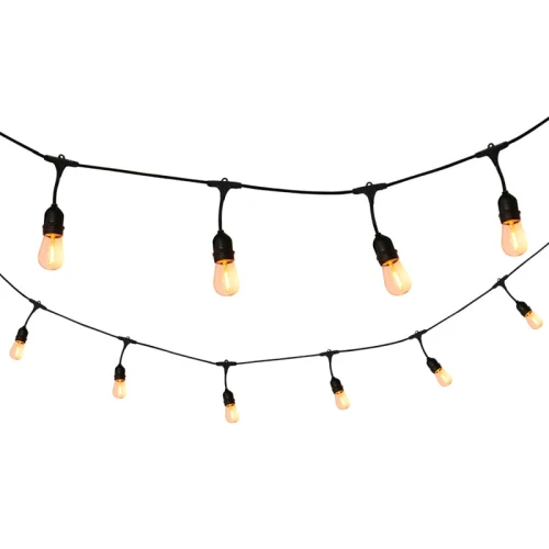 Girlanda ogrodowa 5,6m E27 10 x S14 filament 36V 6W 308191 NOXBOX lampynox.pl Polux 1.jpg