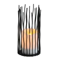 Latarenka bateryjna NYBORG M  Led czarna wys. 22cm IP44 2xAA metal Polux  313256 5901508313256 noxbox lampynox www.lampynox.pl 1.jpg