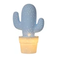 Lampka dekoracyjna stołowa CACTUS Niebieski LUCIDE 135130168  5411212133670 lampynox noxbox www.lampynox.pl 2.jpg