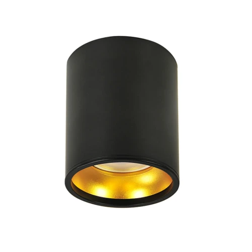 Aranzacja  Lati Lampa natynkowa czarno złota dekoracyjna GU10 Polux 800.jpg