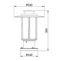Lampa zewnętrzna stojąca GOESS LUCIDE 278420143  5411212271396 lampynox noxbox www.lampynox.pl 4.jpg