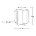 Lampka stołowa GOSSE Biała śr. 19,5cm. E14 Lucide 135352431  5411212134158  lampynox noxbox www.lampynox.pl 7.jpg