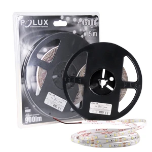 LS2860NW-5-65 10W 12V 5m IP65 barwa biała ~4500K NW 180lm/1m. pasek LED POLUX 314413