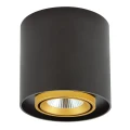 Oprawa natynkowa LED XENO okrągła 3000K 15W 1200lm czarny-złoty Polux 312068  5901508312068 lampynox noxbox www.lampynox.pl 1.jpg