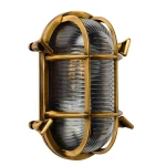 DUDLEY Złoty mat E27 IP65 Kinkiet zewnętrzny Lucide 11891/20/02