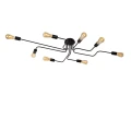 Lampa sufitowa LESTER Czarna 8xE27 Lucide 211120830  5411212210906 lampynox noxbox www.lampynox.pl 2.jpg