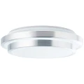Lampa sufitowa VILMA Biało-srebrna LED 24W Barwa światła zmienna 3000-6000K RGB ściemnialna z pilotem z tylnym podświetleniem Brilliant G97041/58 | 4004353359941 noxbox lampynox www.lampynox.pl