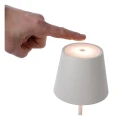 Lampka stołowa ściemnialna zewnętrzna JUSTIN Biała LED DIM 2,2W 3000K IP54 Lucide 278880331  5411212271761 lampynox noxbox 5.jpg