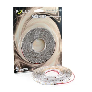 Taśma LED POLUX 5m IP44 3000K 900lm 301260 ( dostępnych 7 szt. )