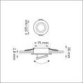 oprawka sufitowa Polux Fobos bialy  310279 NOXBOX lampynox.pl 4.jpg